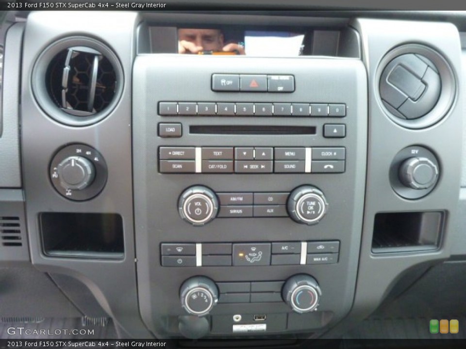Steel Gray Interior Controls for the 2013 Ford F150 STX SuperCab 4x4 #78068199