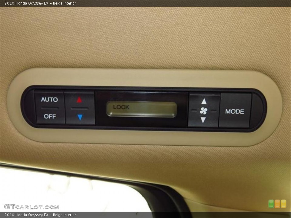 Beige Interior Controls for the 2010 Honda Odyssey EX #78068607