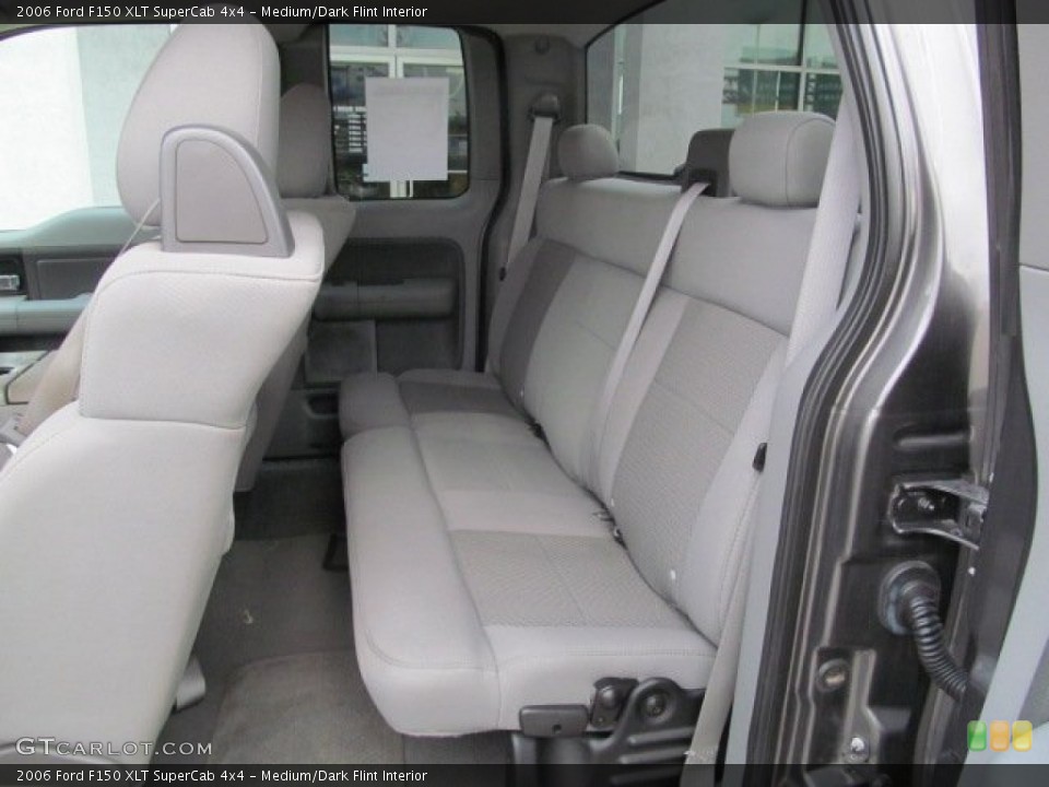 Medium/Dark Flint Interior Rear Seat for the 2006 Ford F150 XLT SuperCab 4x4 #78069885