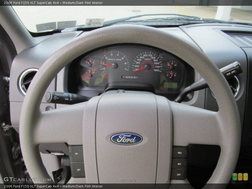 Medium/Dark Flint Interior Steering Wheel for the 2006 Ford F150 XLT SuperCab 4x4 #78069933