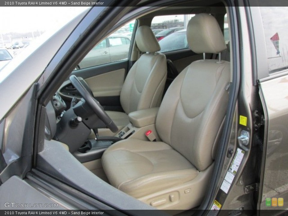 Sand Beige Interior Photo for the 2010 Toyota RAV4 Limited V6 4WD #78071472