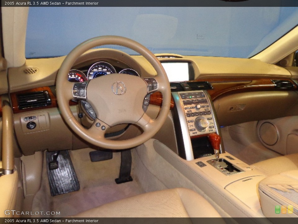 Parchment Interior Prime Interior for the 2005 Acura RL 3.5 AWD Sedan #78072231