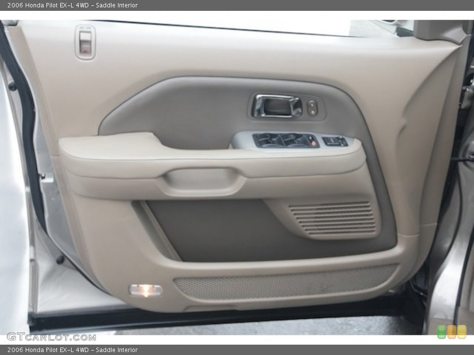 Saddle Interior Door Panel for the 2006 Honda Pilot EX-L 4WD #78078611