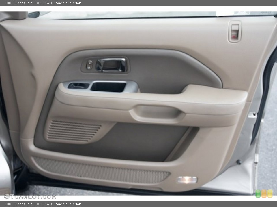 Saddle Interior Door Panel for the 2006 Honda Pilot EX-L 4WD #78078669