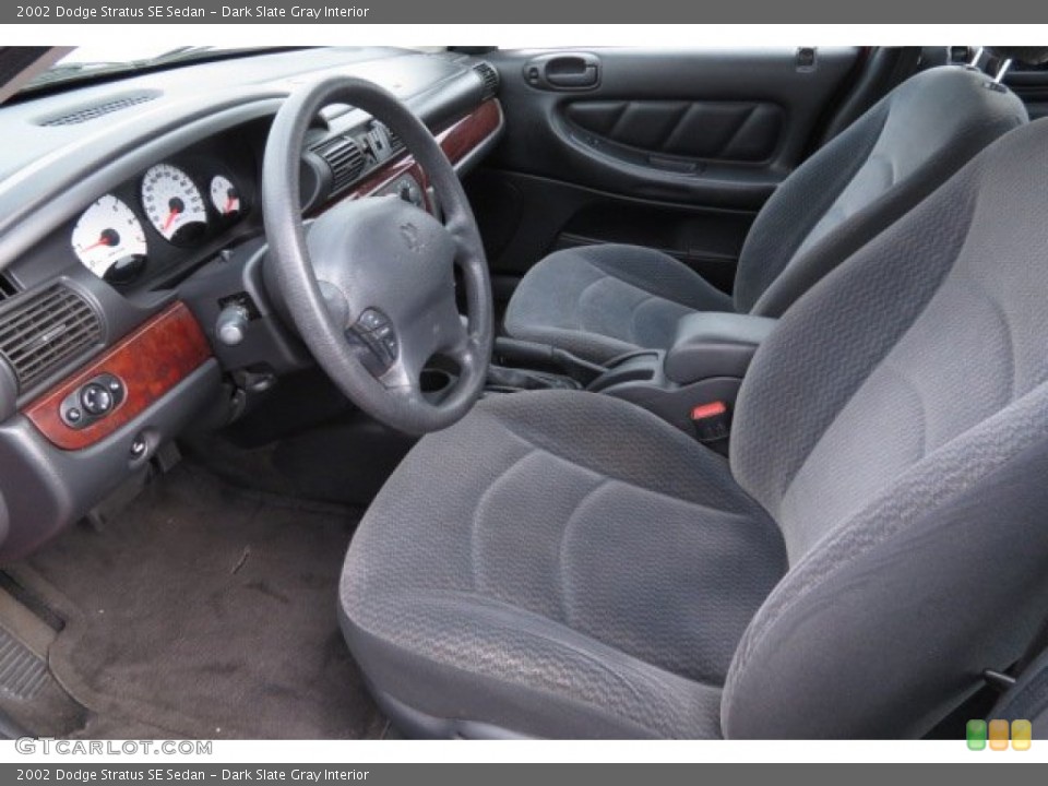 Dark Slate Gray Interior Photo for the 2002 Dodge Stratus SE Sedan #78078893