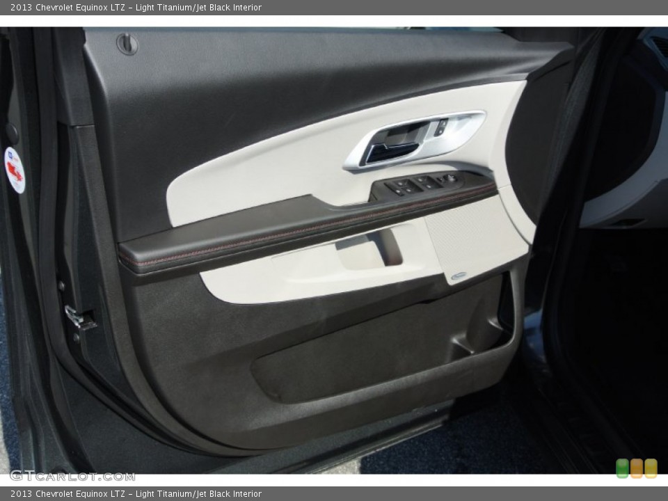 Light Titanium/Jet Black Interior Door Panel for the 2013 Chevrolet Equinox LTZ #78078942