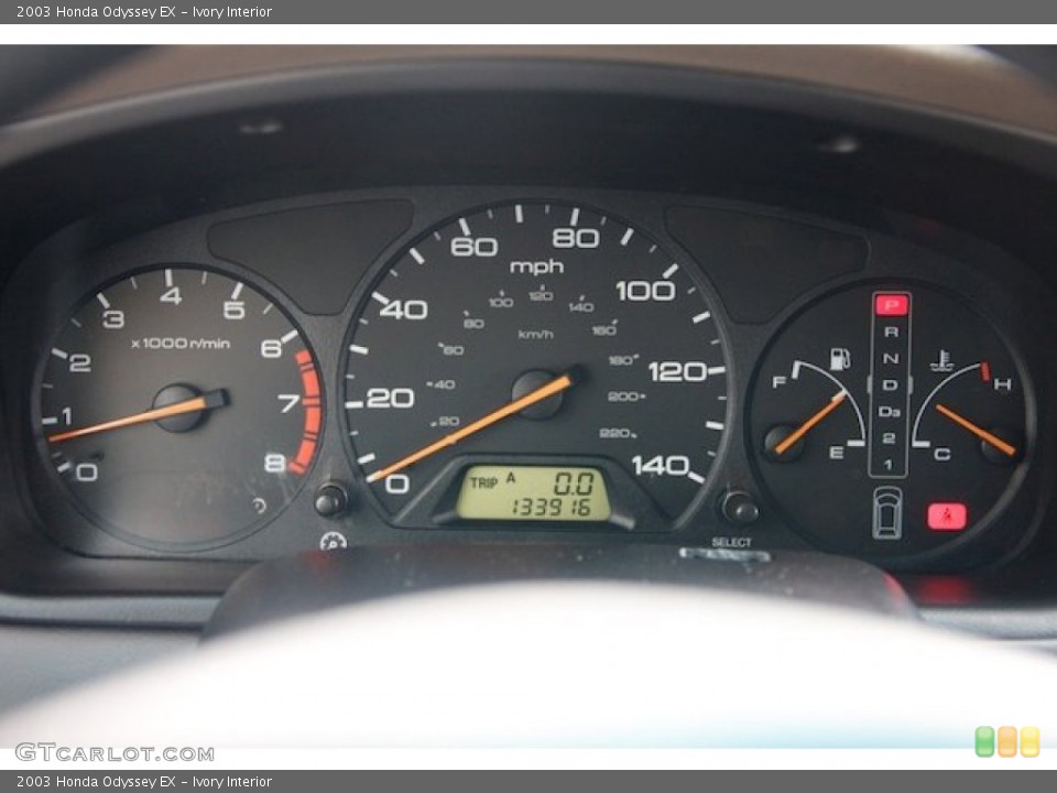 Ivory Interior Gauges for the 2003 Honda Odyssey EX #78080363