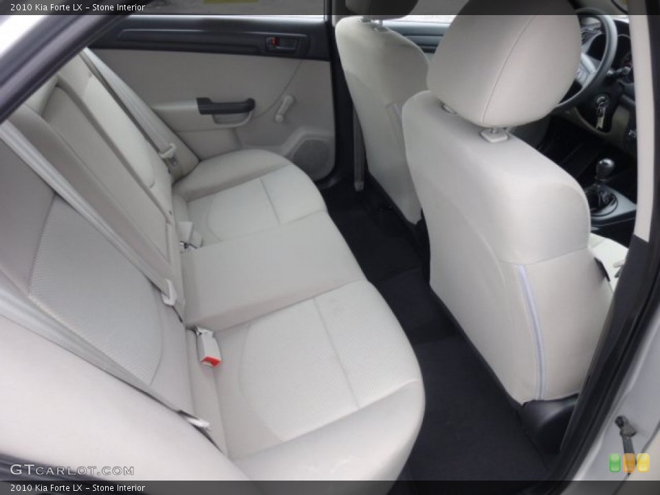 Stone Interior Rear Seat for the 2010 Kia Forte LX #78080751