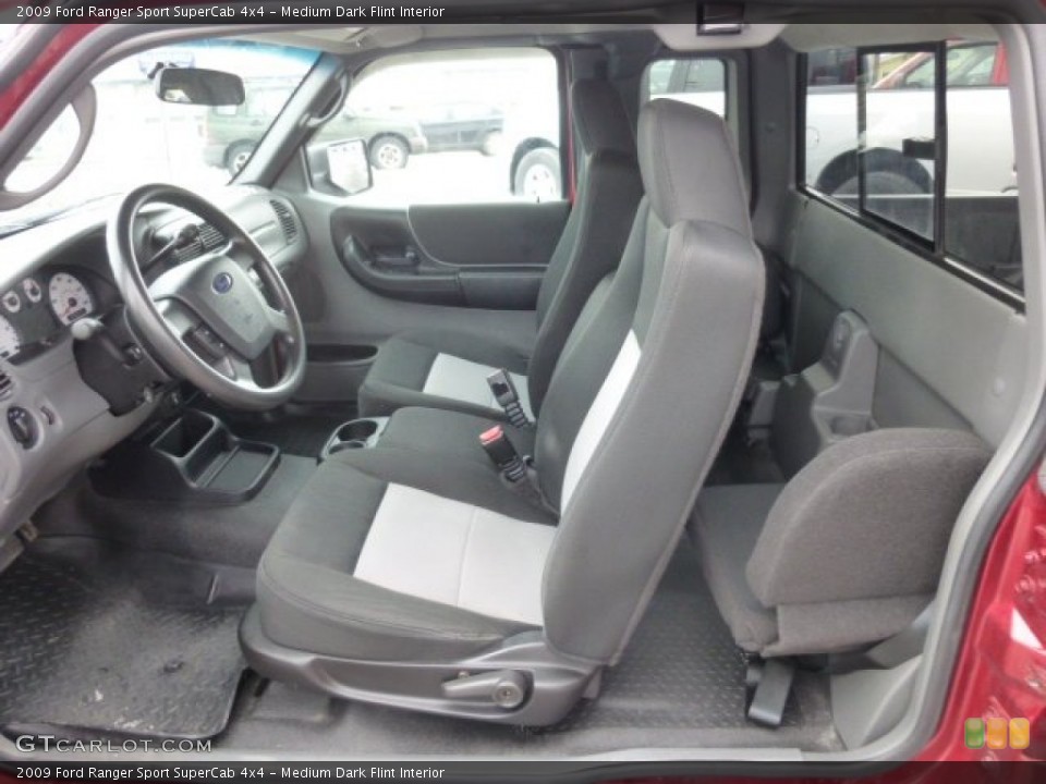 Medium Dark Flint Interior Photo for the 2009 Ford Ranger Sport SuperCab 4x4 #78081188