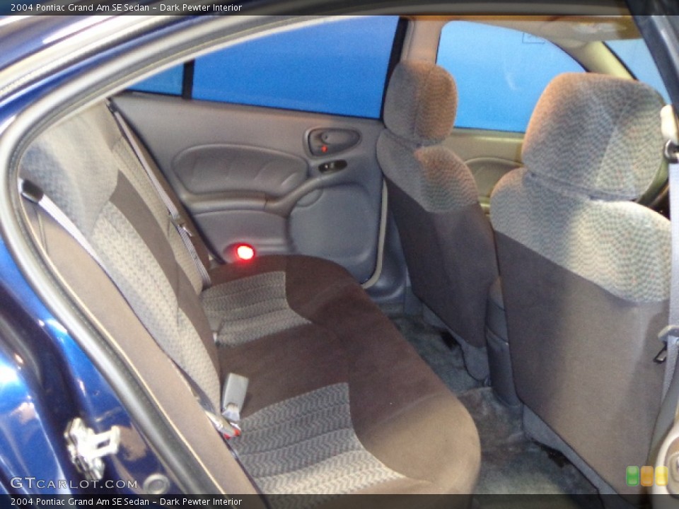Dark Pewter Interior Rear Seat for the 2004 Pontiac Grand Am SE Sedan #78081572