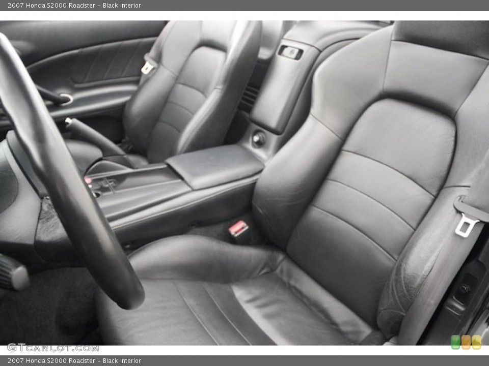 Black Interior Front Seat for the 2007 Honda S2000 Roadster #78081608