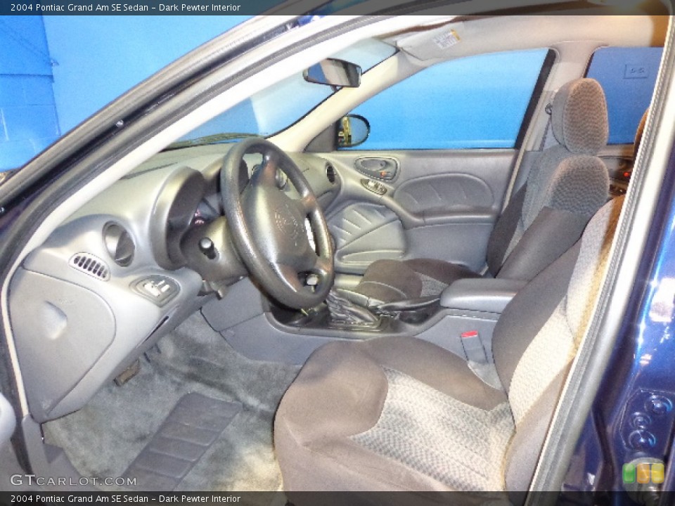 Dark Pewter Interior Front Seat for the 2004 Pontiac Grand Am SE Sedan #78081626