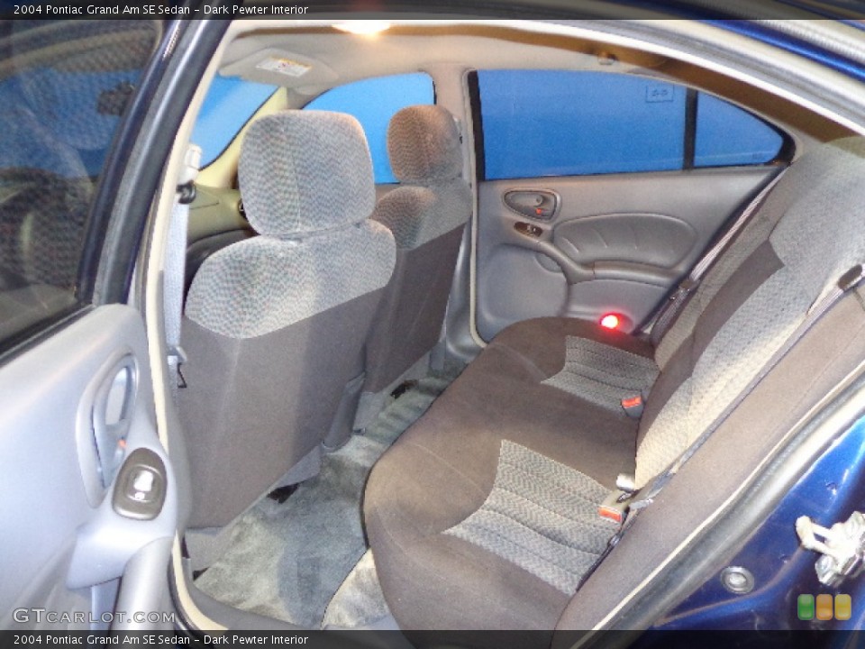 Dark Pewter Interior Rear Seat for the 2004 Pontiac Grand Am SE Sedan #78081650