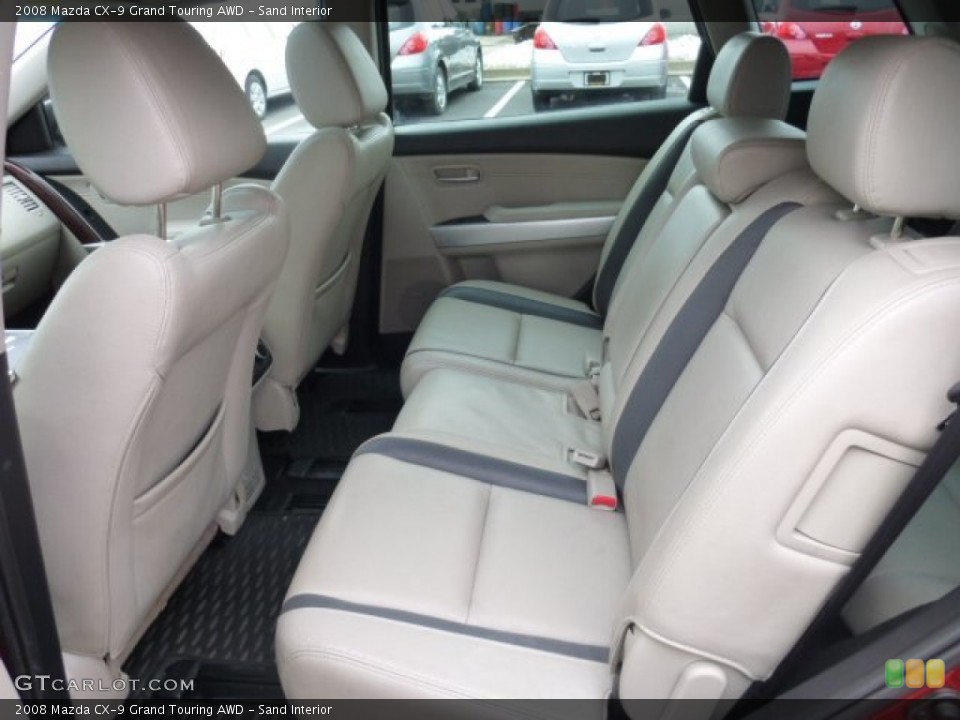 Sand Interior Rear Seat for the 2008 Mazda CX-9 Grand Touring AWD #78081869