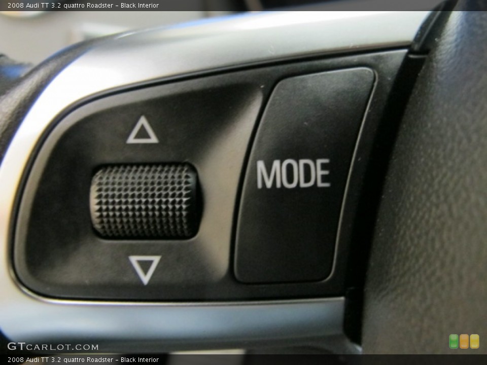 Black Interior Controls for the 2008 Audi TT 3.2 quattro Roadster #78082484