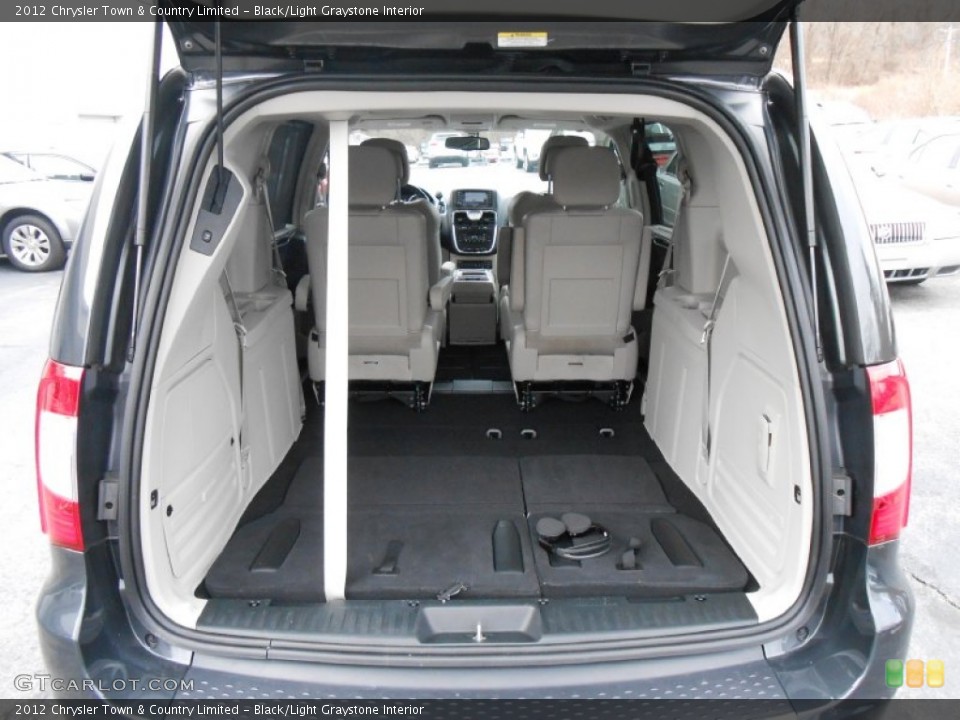Black/Light Graystone Interior Trunk for the 2012 Chrysler Town & Country Limited #78083460