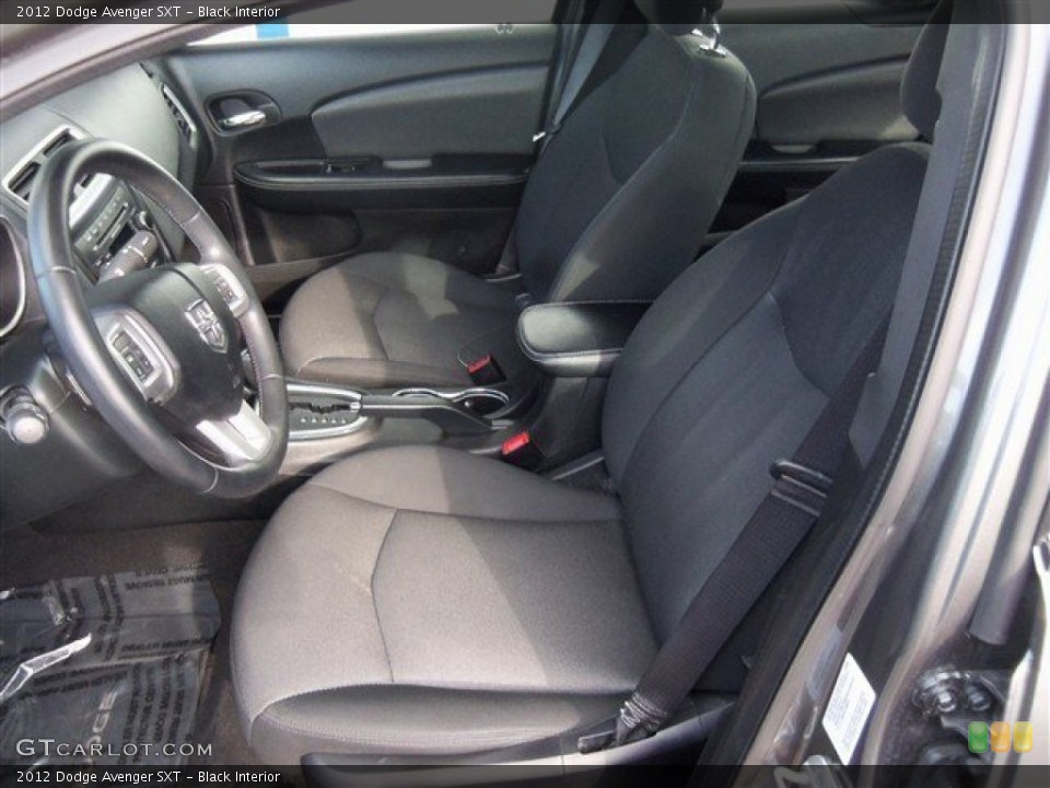 Black Interior Front Seat for the 2012 Dodge Avenger SXT #78083654