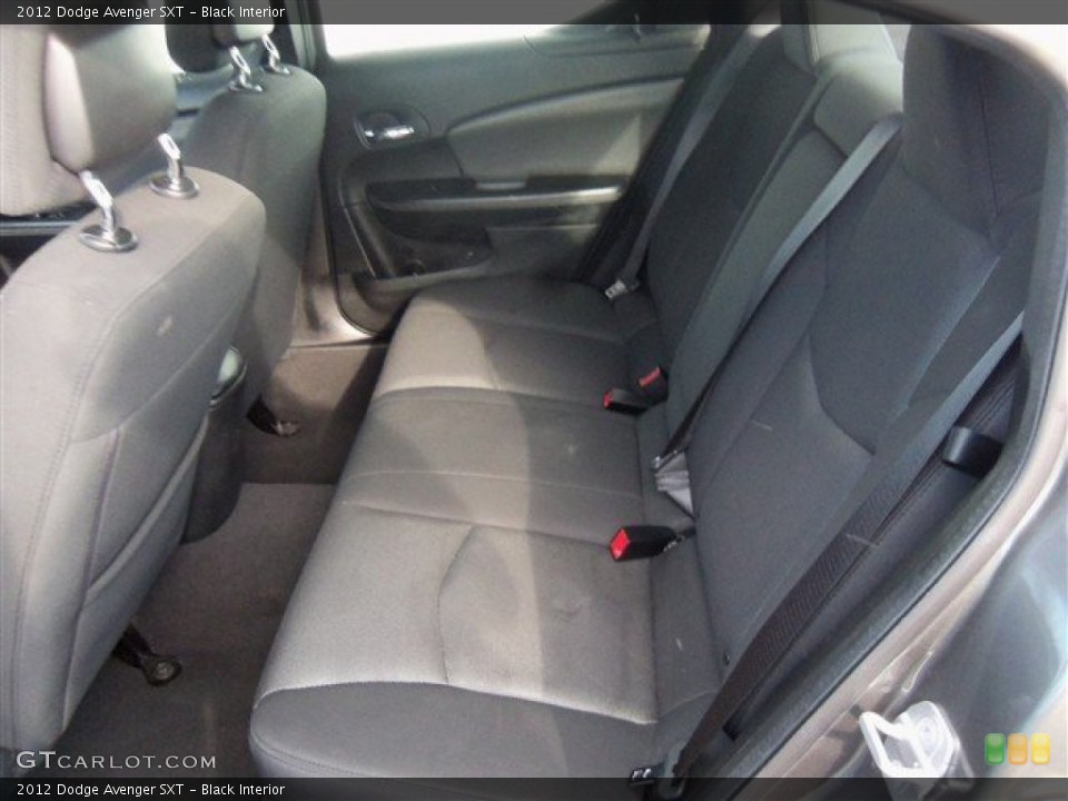 Black Interior Rear Seat for the 2012 Dodge Avenger SXT #78083697