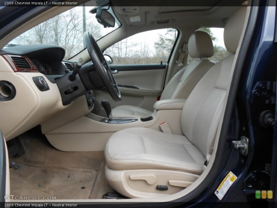 Neutral Interior Front Seat for the 2009 Chevrolet Impala LT #78084072