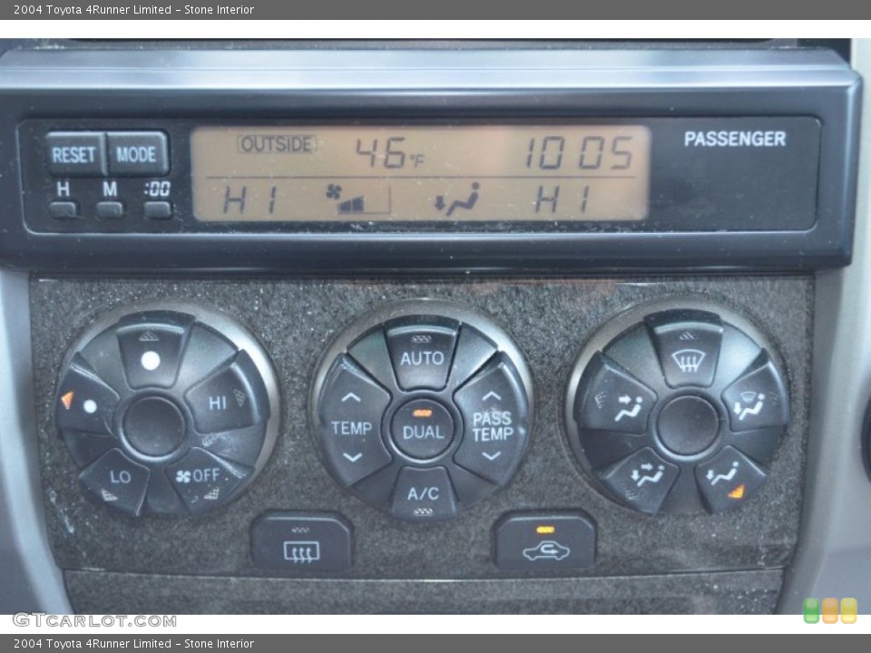 Stone Interior Controls for the 2004 Toyota 4Runner Limited #78084214