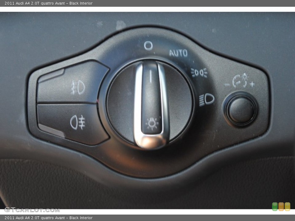 Black Interior Controls for the 2011 Audi A4 2.0T quattro Avant #78084242