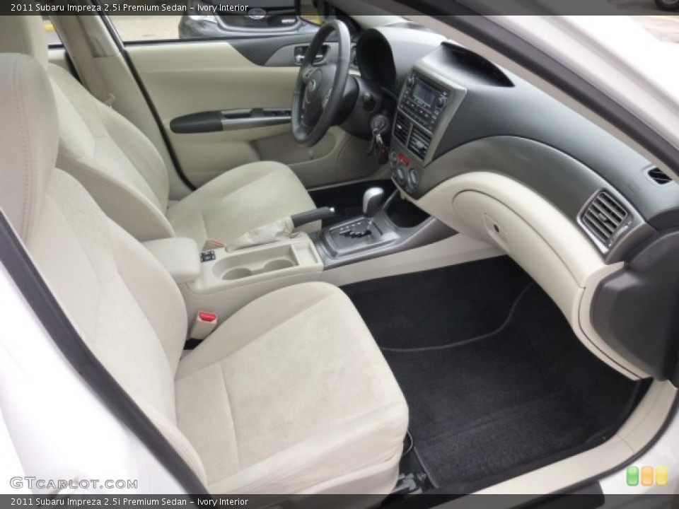 Ivory Interior Photo for the 2011 Subaru Impreza 2.5i Premium Sedan #78084356