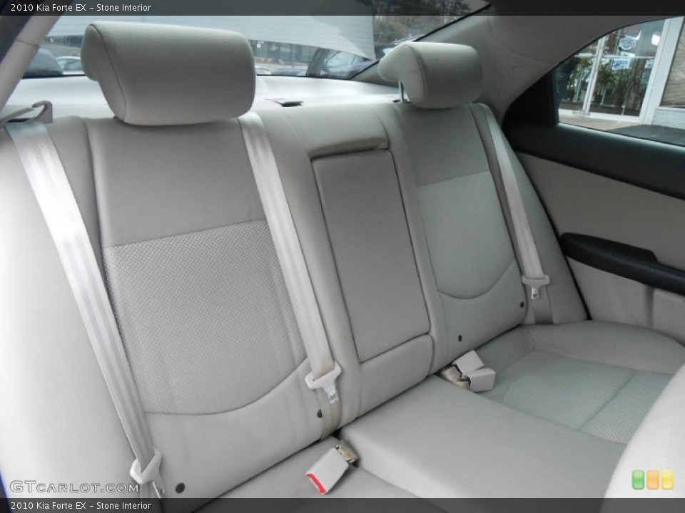Stone Interior Rear Seat for the 2010 Kia Forte EX #78084920