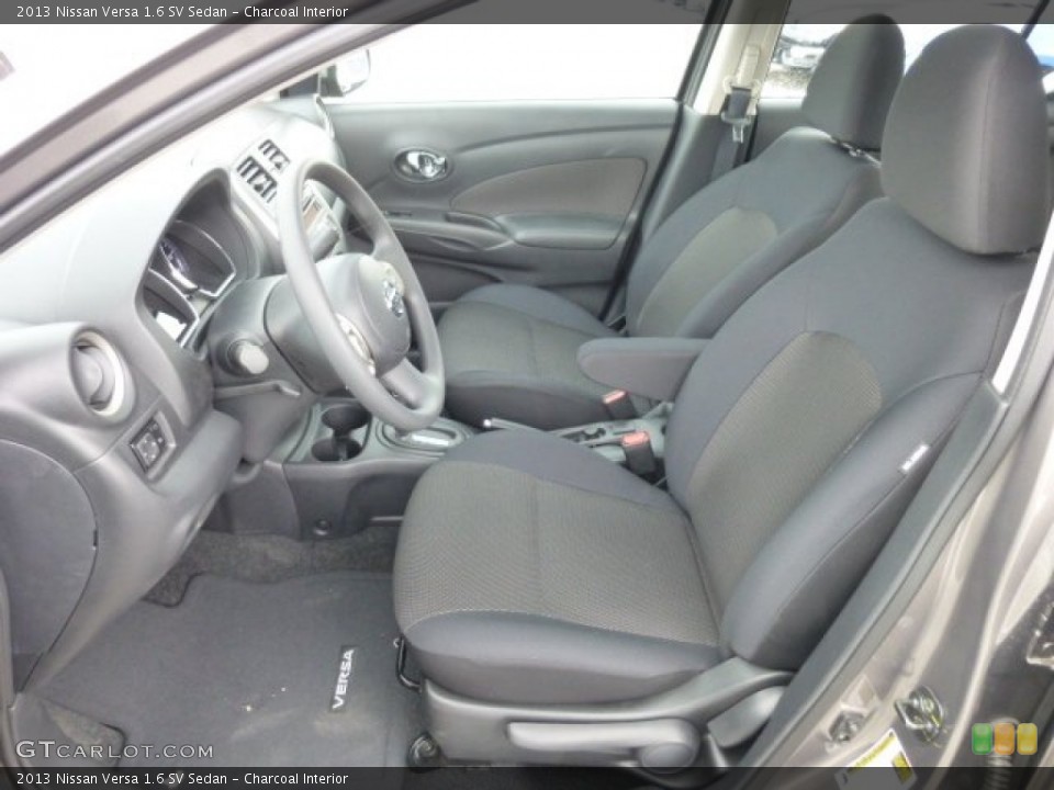 Charcoal Interior Photo for the 2013 Nissan Versa 1.6 SV Sedan #78085018