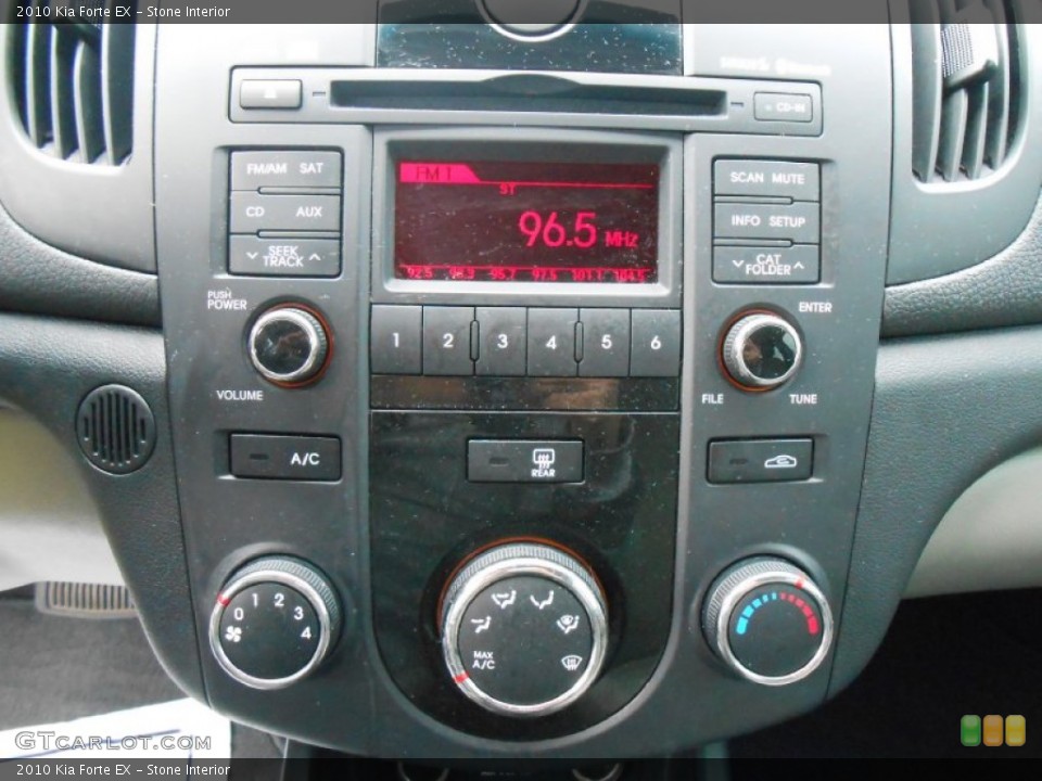 Stone Interior Controls for the 2010 Kia Forte EX #78085235