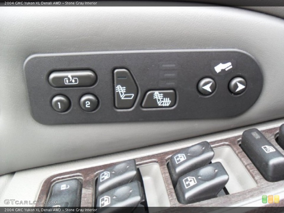 Stone Gray Interior Controls for the 2004 GMC Yukon XL Denali AWD #78089548