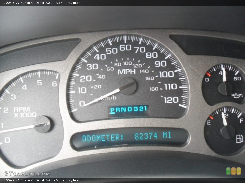 Stone Gray Interior Gauges for the 2004 GMC Yukon XL Denali AWD #78089651