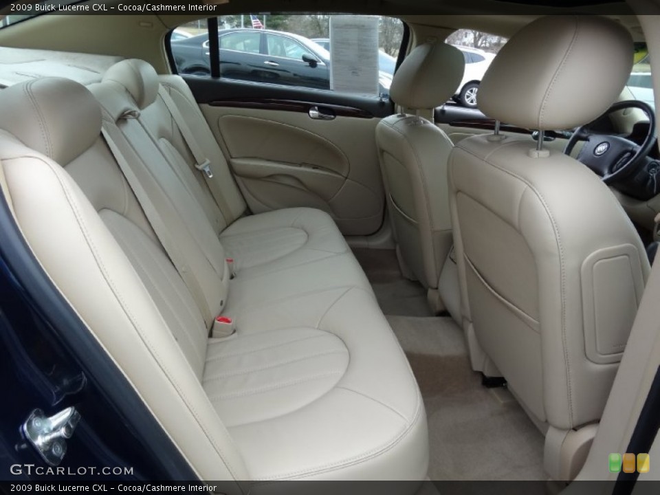 Cocoa/Cashmere Interior Rear Seat for the 2009 Buick Lucerne CXL #78090653