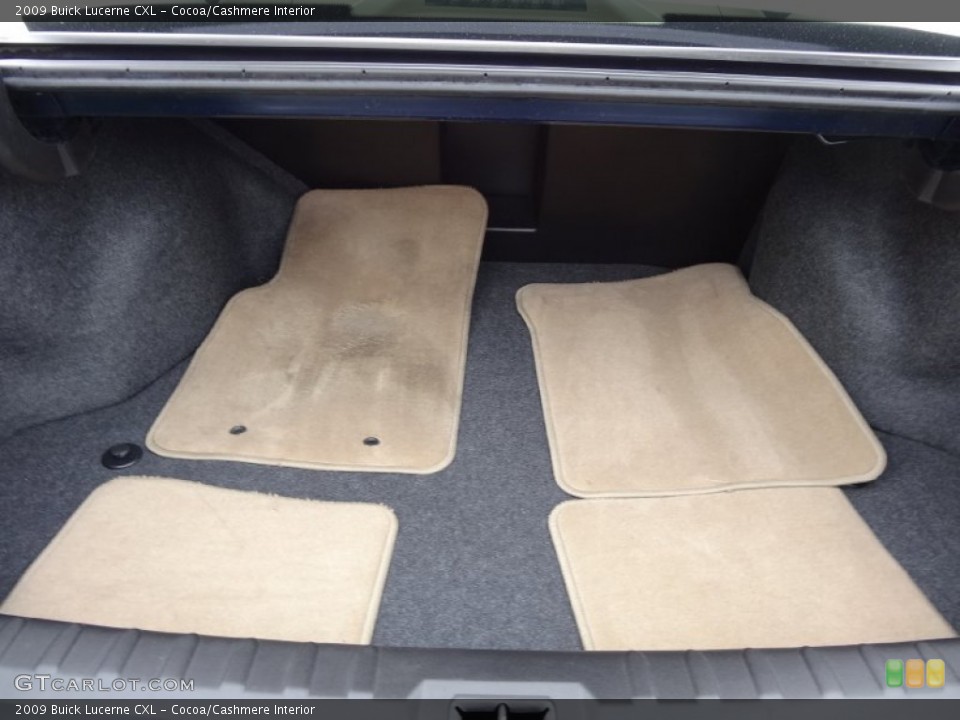 Cocoa/Cashmere Interior Trunk for the 2009 Buick Lucerne CXL #78090671