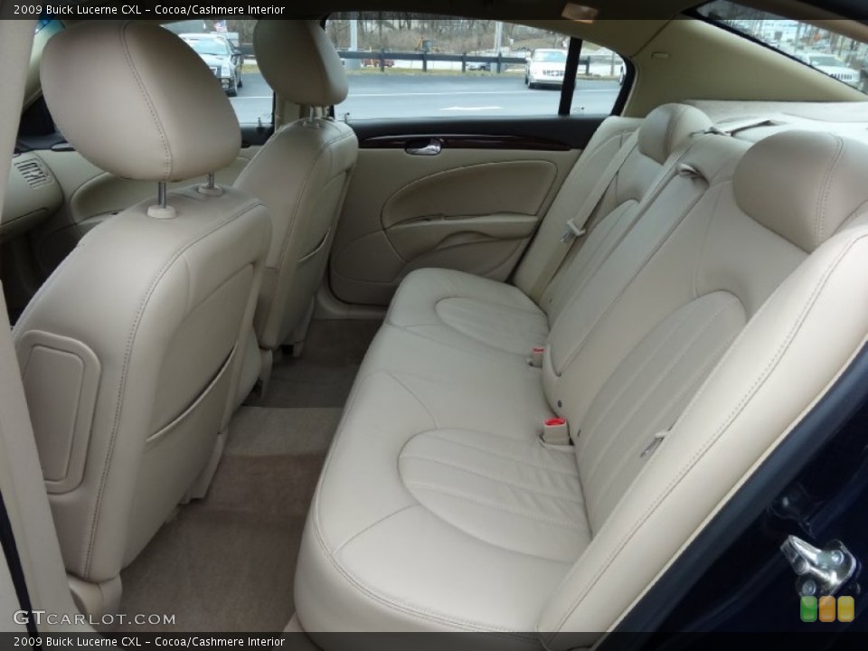 Cocoa/Cashmere Interior Rear Seat for the 2009 Buick Lucerne CXL #78090685