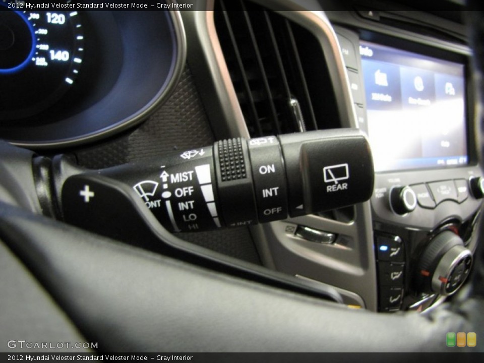 Gray Interior Controls for the 2012 Hyundai Veloster  #78091265