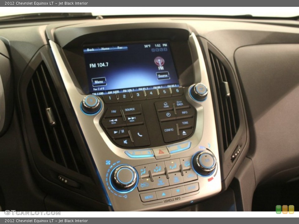 Jet Black Interior Controls for the 2012 Chevrolet Equinox LT #78094801