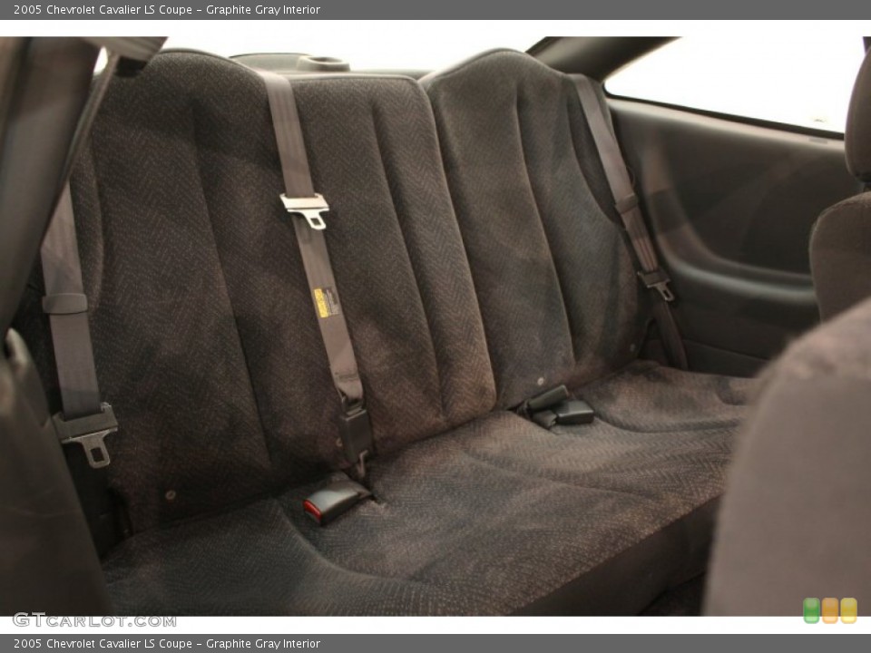 Graphite Gray Interior Rear Seat for the 2005 Chevrolet Cavalier LS Coupe #78095204