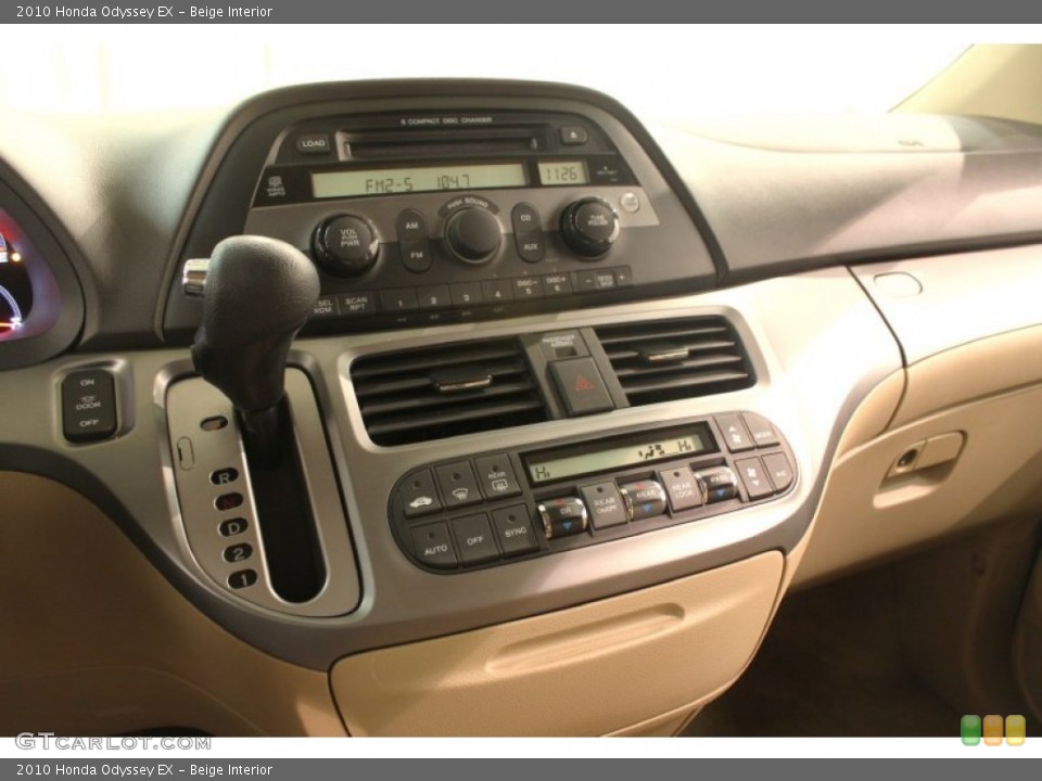 Beige Interior Controls for the 2010 Honda Odyssey EX #78095890