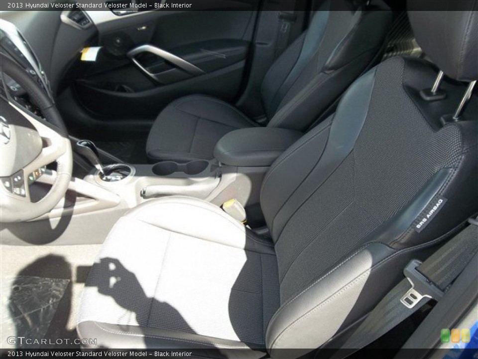 Black Interior Front Seat for the 2013 Hyundai Veloster  #78096346