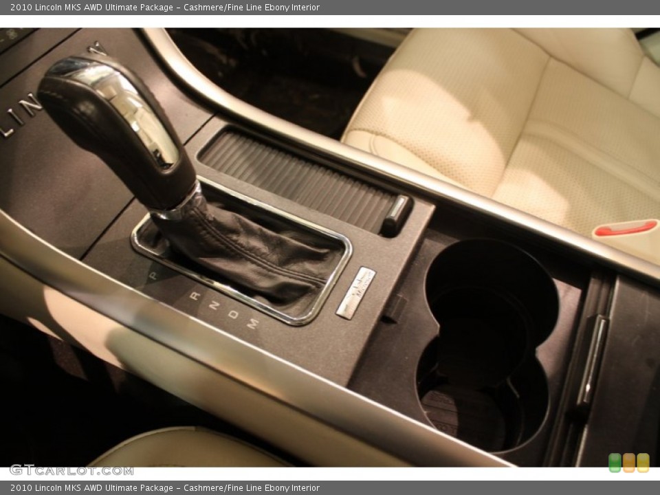 Cashmere/Fine Line Ebony Interior Transmission for the 2010 Lincoln MKS AWD Ultimate Package #78096425