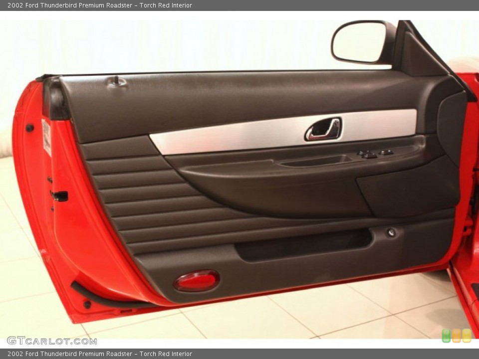 Torch Red Interior Door Panel for the 2002 Ford Thunderbird Premium Roadster #78096678