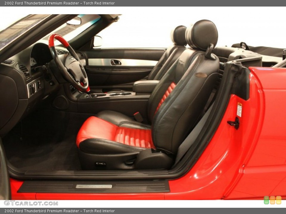 Torch Red Interior Front Seat for the 2002 Ford Thunderbird Premium Roadster #78096701