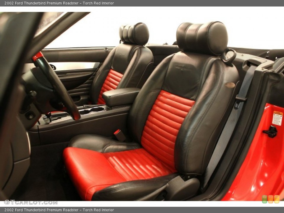 Torch Red Interior Front Seat for the 2002 Ford Thunderbird Premium Roadster #78096710