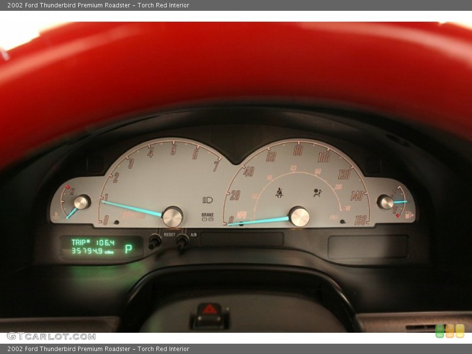 Torch Red Interior Gauges for the 2002 Ford Thunderbird Premium Roadster #78096764