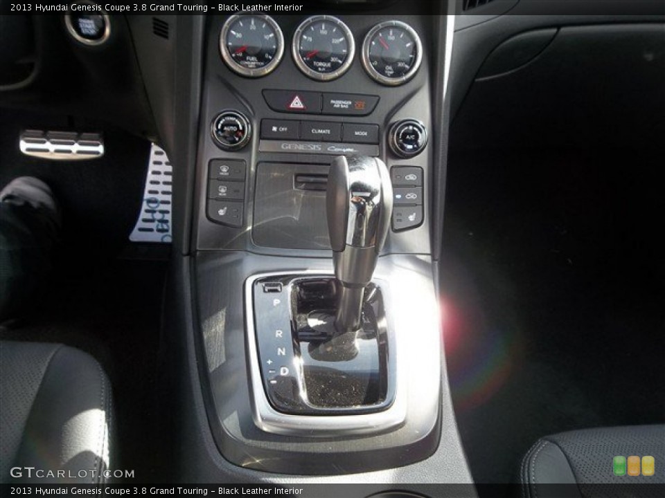 Black Leather Interior Transmission for the 2013 Hyundai Genesis Coupe 3.8 Grand Touring #78096767