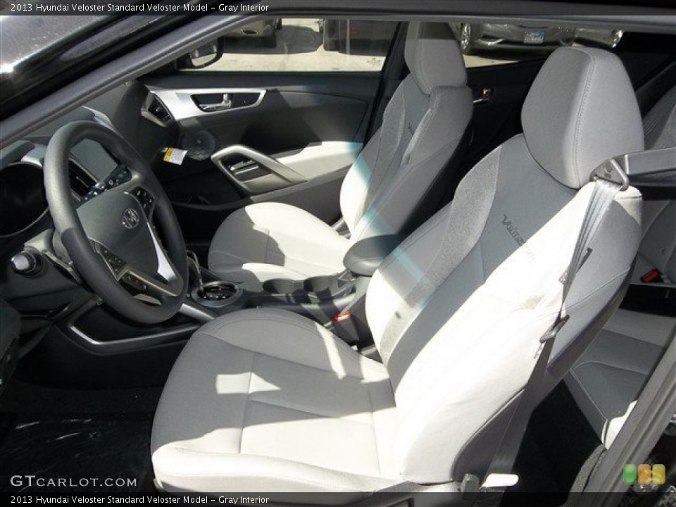 Gray Interior Front Seat for the 2013 Hyundai Veloster  #78096932