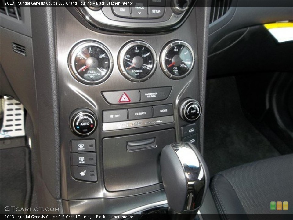 Black Leather Interior Controls for the 2013 Hyundai Genesis Coupe 3.8 Grand Touring #78098421