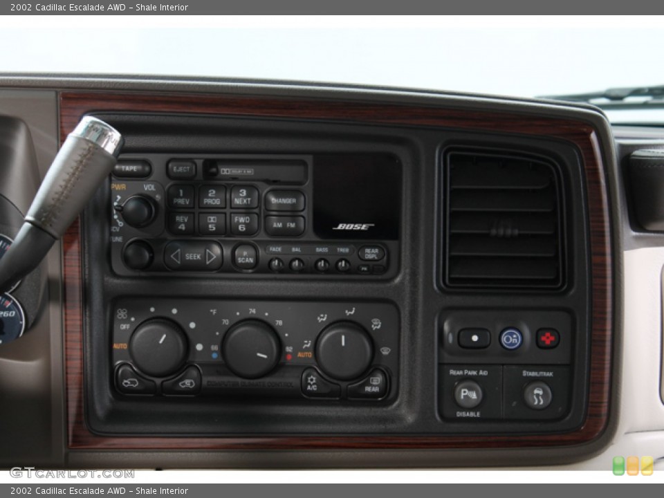 Shale Interior Controls for the 2002 Cadillac Escalade AWD #78099457