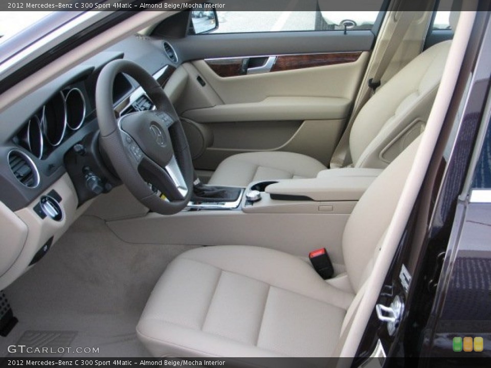 Almond Beige/Mocha Interior Photo for the 2012 Mercedes-Benz C 300 Sport 4Matic #78099594