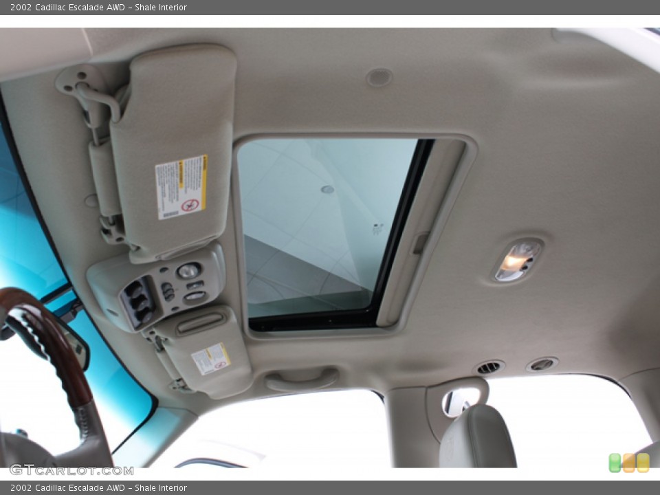 Shale Interior Sunroof for the 2002 Cadillac Escalade AWD #78099706